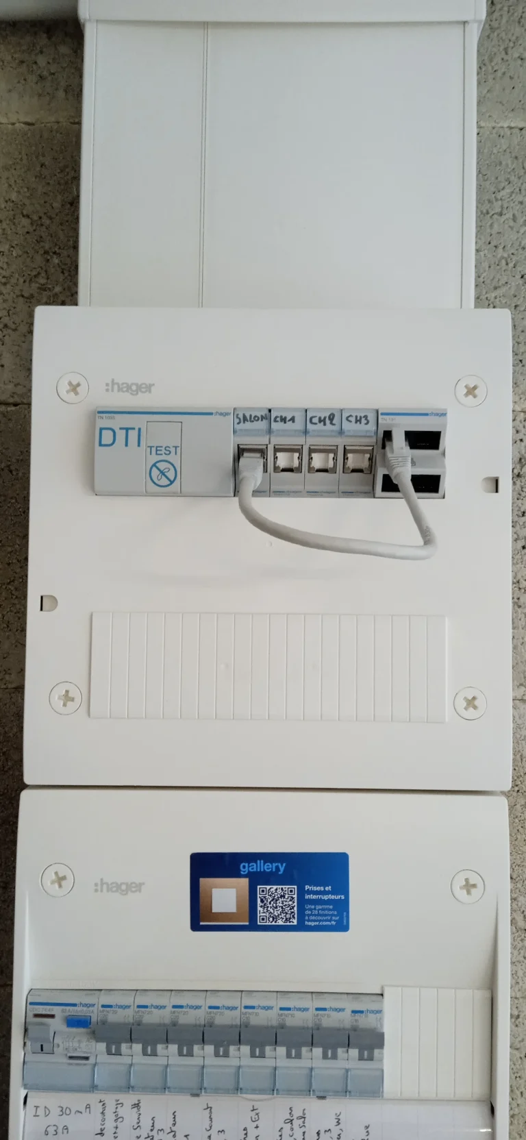 Installation et pose d’une GTL